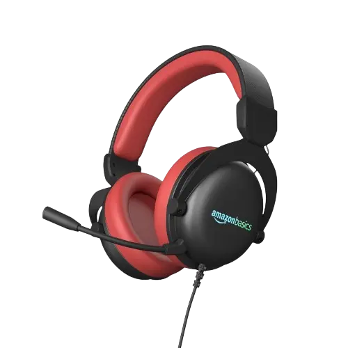 Amazon Basics Wired Over-The-Ear Gaming Headphones